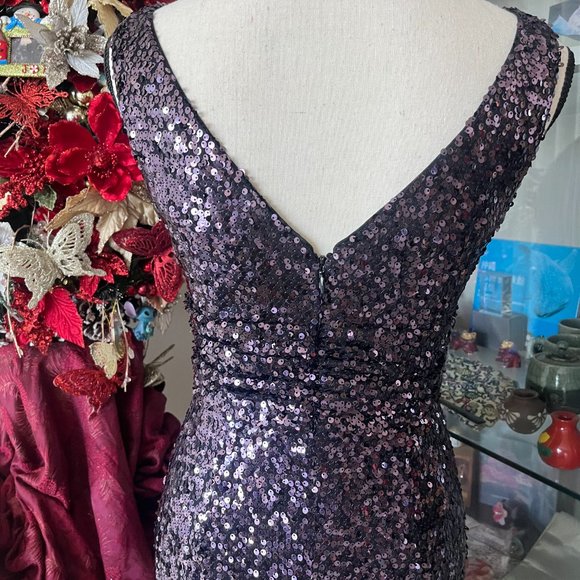 Eliza J-All Sequin Cocktail Dress - Picture 7 of 7